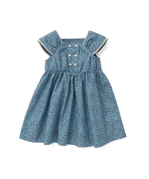 「n.o.u.s」 「KIDS」ノースリーブワンピース 100cm グリーン キッズ_画像6
