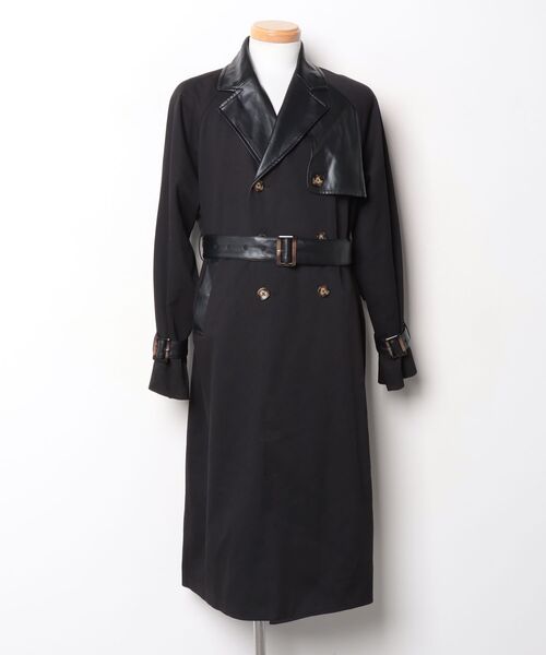 Ellno Loset（エルノロゼット） トレンチコート MEDIUM ブラック