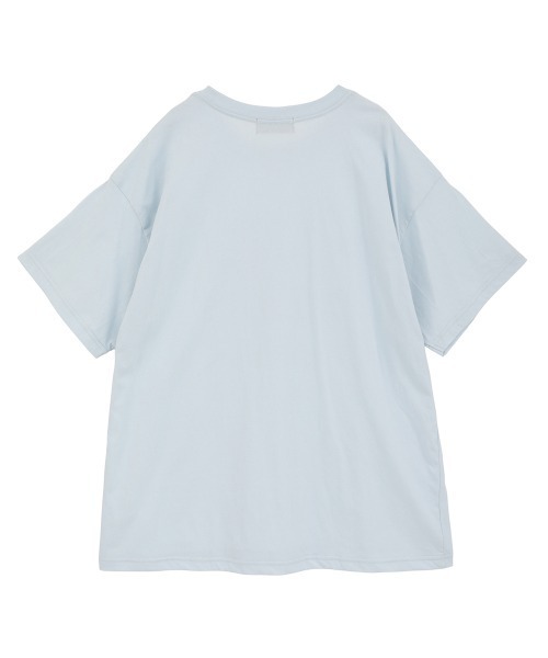 「Candy Stripper」 半袖Tシャツ FREE ライトブルー レディース_画像2