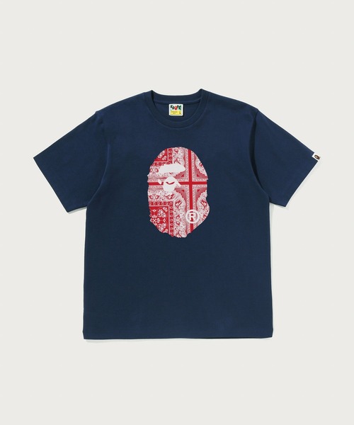 A BATHING APE（アベイシングエイプ） tシャツ PAISLEY PATTERN APE