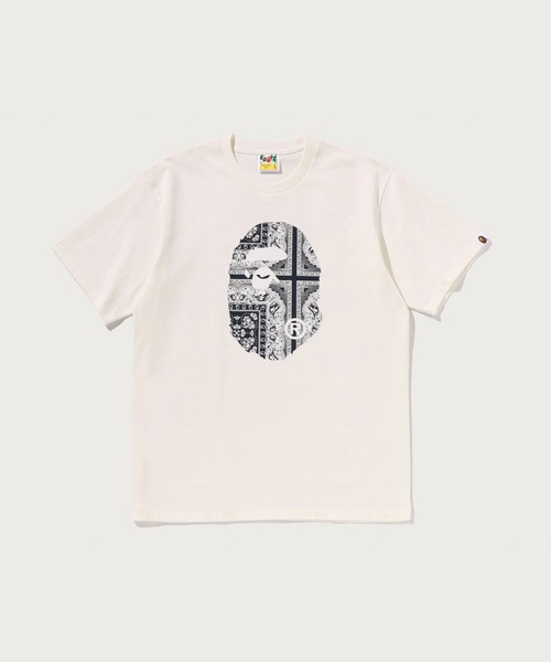 A BATHING APE（アベイシングエイプ） tシャツ PAISLEY PATTERN APE