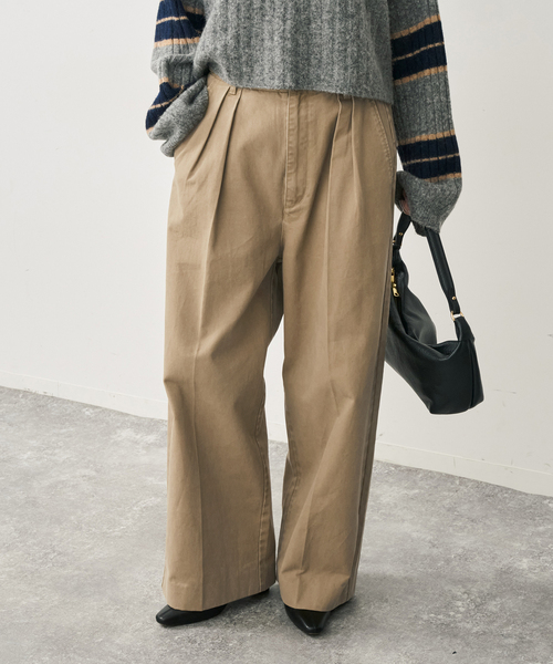HYKE（ハイク） チノパンツ 2 ブラック レディース : ZOZOTOWN Yahoo