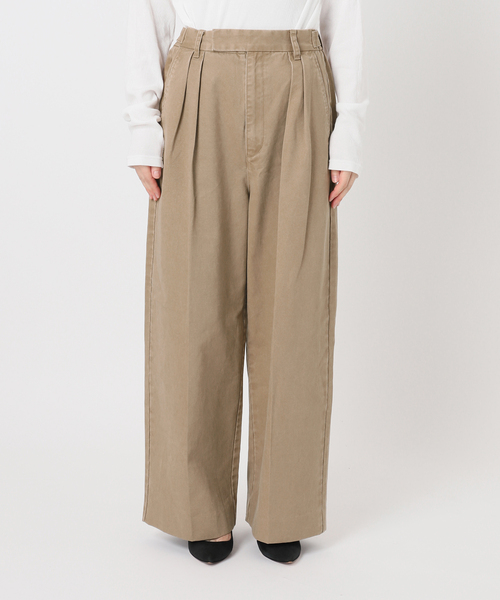 Spick＆Span（スピック アンド スパン） チノパン 2タックチノルーズ