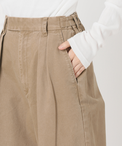Spick＆Span（スピック アンド スパン） チノパン 2タックチノルーズ