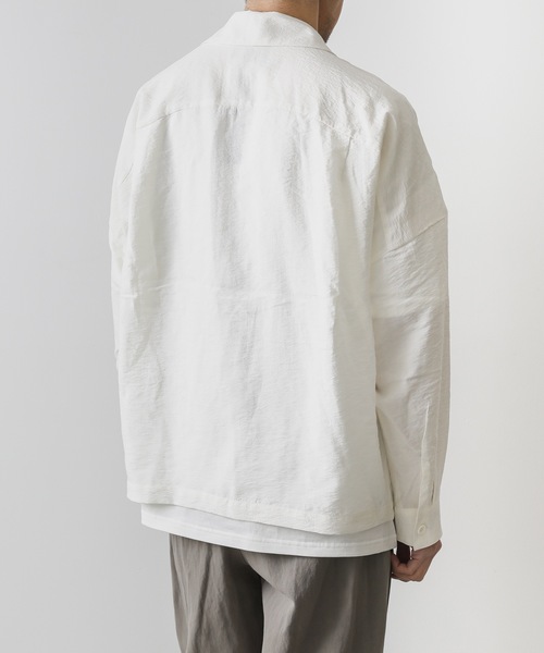ATTACHMENT（アタッチメント） シャツ ブラウス SI/N塩縮タンブラー