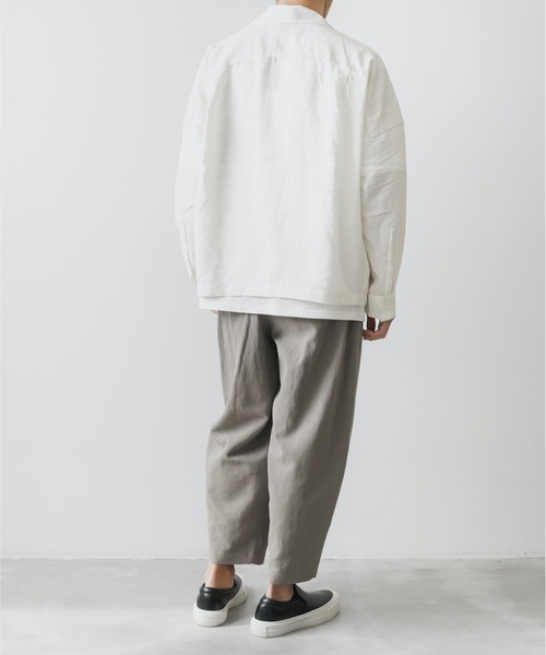ATTACHMENT（アタッチメント） シャツ ブラウス SI/N塩縮タンブラー