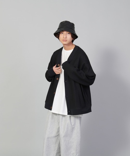 UNIT（NIXON） カーディガン 「UNIIT/ユニット」ビッグワッフル