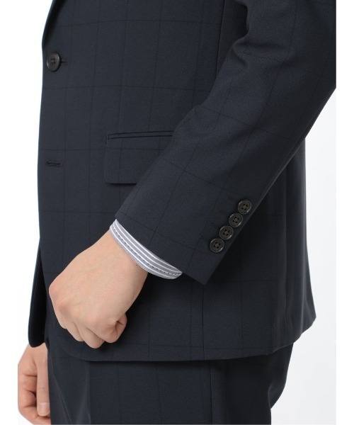 タカキューメンズ/TAKA-Q:MEN ストレッチウォッシャブル 2ボタン2ピース ビジネスセットアップスーツ|ZOZOTOWN PayPayモール店|09