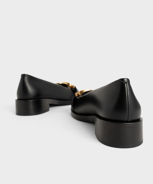 CHARLES ＆ KEITH バレエシューズ パンプス チャンキー