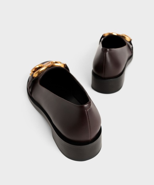 CHARLES ＆ KEITH バレエシューズ パンプス チャンキー