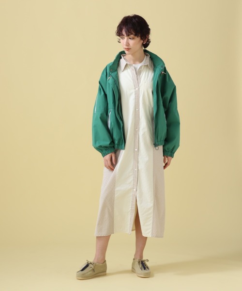 *AVIREX* カラースケーム ロングシャツワンピース COLOR SCHEME LONG SHIRTS/カラースケームロングシャツ（シャツ