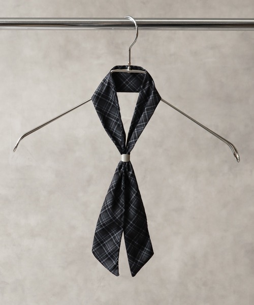 45R 45rpmシルク100% バンダナ柄 ブラウス スカーフ柄 総柄 スカーフ バンダナ柄 / FUJITAKA（フジタカ）公式 / シルク