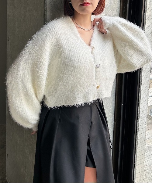 PAGEBOY（ページボーイ） カーディガン シャインフェザーショート