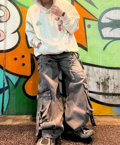 A'gem 9（エージェムナイン） パーカー A'GEM/9 × .kom「GRAF＆WU