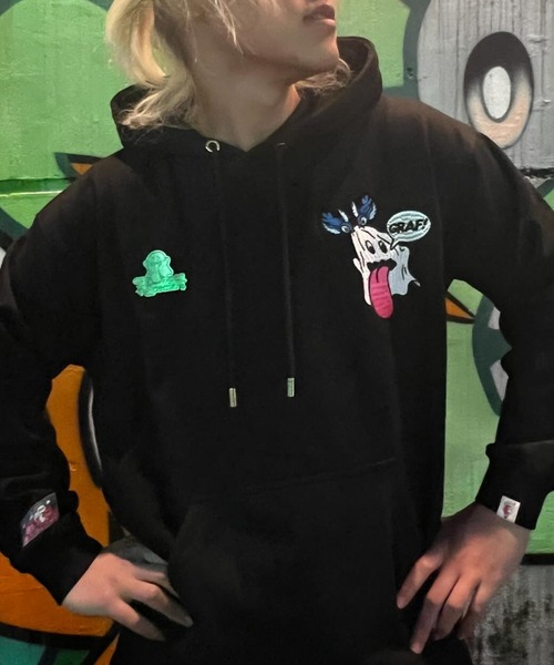 A'gem 9（エージェムナイン） パーカー A'GEM/9 × .kom「GRAF＆WU