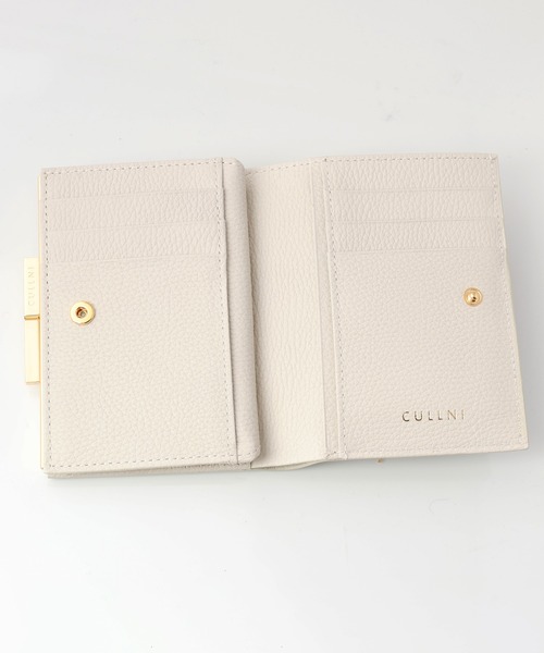 財布 Leather Mini wallet With A Clasp メンズ レディースの画像