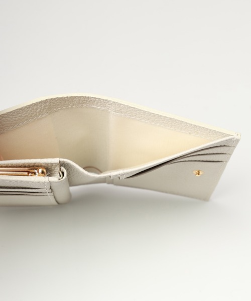 【未使用】 CULLNI Leather wallet With A Clasp Leather Mini wallet With A Clasp | CULLNI