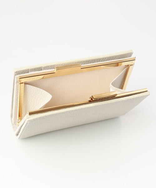財布 Leather Mini wallet With A Clasp メンズ レディースの画像