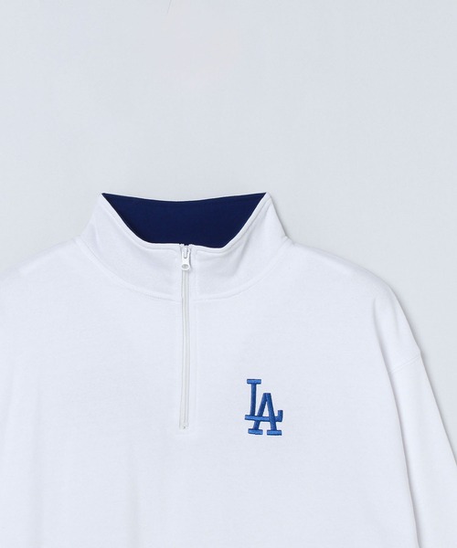 MLB トレーナー スウェット 「MLB」ハーフZIP プルオーバー