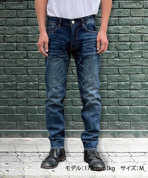 TMT ジーンズ STRETCH DENIM 5P SLIM-FIT TAPERED メンズ : ZOZOTOWN