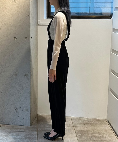 サロペット オーバーオール ベロアサロペットパンツ レディース