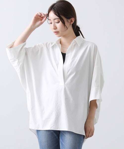 Gready Brilliant ブラウス シャツ T／Cスキッパーシャツ