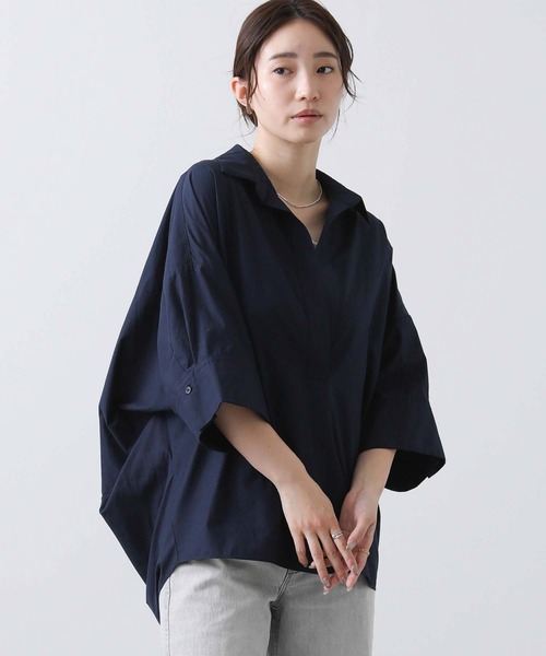 トップス mm Gready Brilliant ブラウス シャツ T／Cスキッパーシャツ
