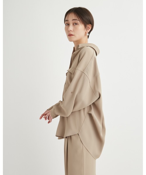 [エミ] Atelier eco ツイルビックシャツ13WFB244034 Amazon | [エミ] eco ツイルビックシャツ 13WFB244034
