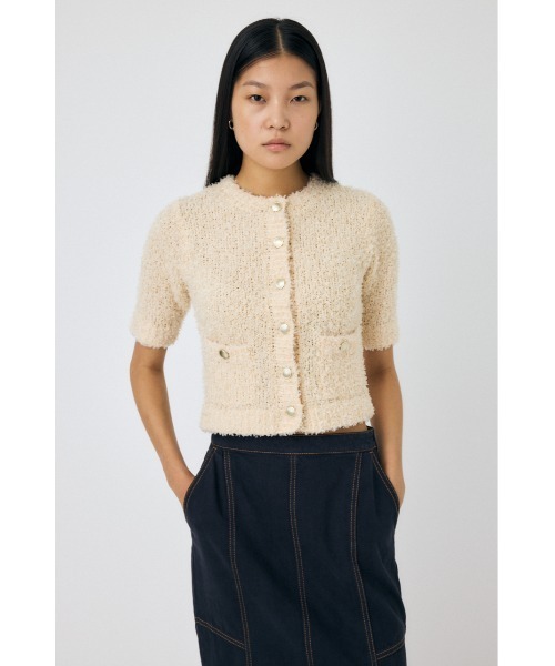 カーディガン TAPE YARN KNIT カーディガン レディース