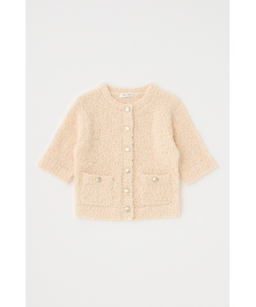MOUSSY カーディガン TAPE YARN KNIT レディース : ZOZOTOWN