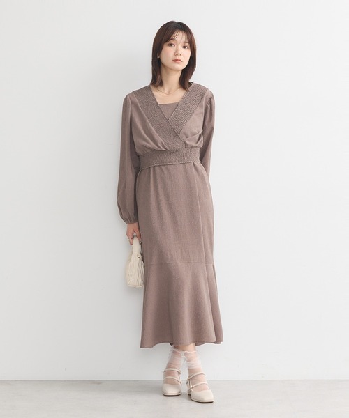 earth music&ecology ワンピース SET2点カシュクールプル