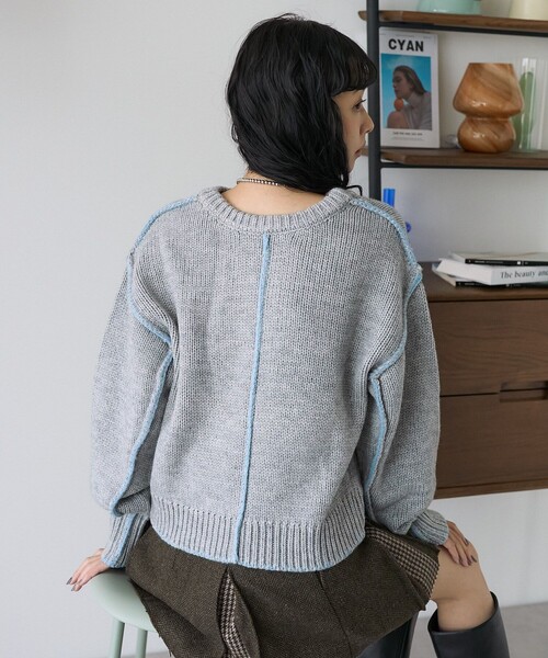 FREAK'S STORE ニット セーター ハンドステッチニット