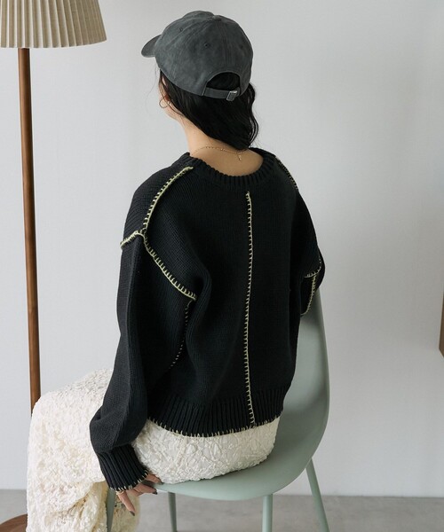 G/FORE セーター レディース 1038 黒 裏地付き G/FORE セーター レディース 1038 黒 裏地付き