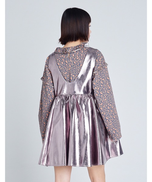 ドレス 「Little sunny bite」shining mini dress_5