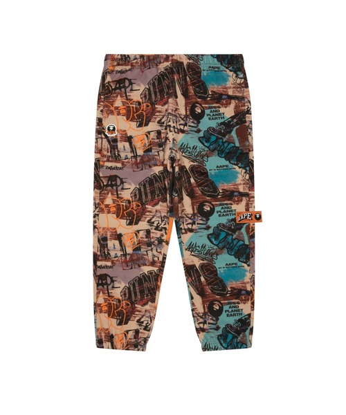 AAPE BY A BATHING APE スウェットパンツ ジャージ ALLOVER