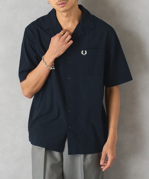 FRED PERRY（フレッドペリー） ブラウス シャツ 半袖 レディース