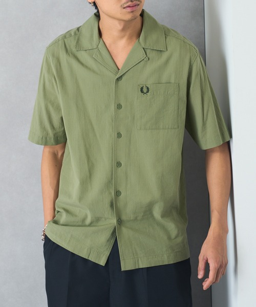 FRED PERRY（フレッドペリー） ブラウス シャツ 半袖 レディース