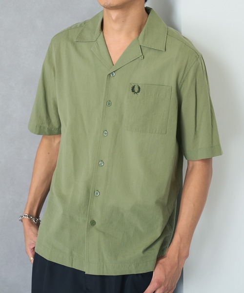 FRED PERRY（フレッドペリー） ブラウス シャツ 半袖 レディース 