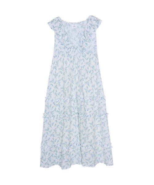 【美品】merry jenny flower frillワンピース merry jenny（メリージェニー）の「flower frillワンピース