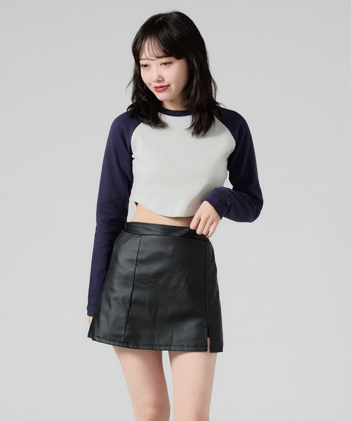 Chick tシャツ Ragran Short L/S Tee / ショート丈ラグランT