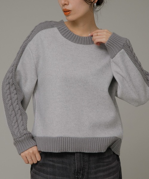 URBAN RESEARCH Sonny Label ニット セーター ニット切替