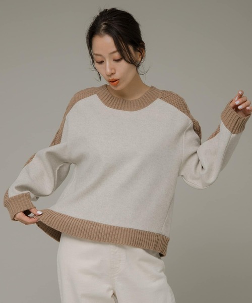 URBAN RESEARCH Sonny Label ニット セーター ニット切替