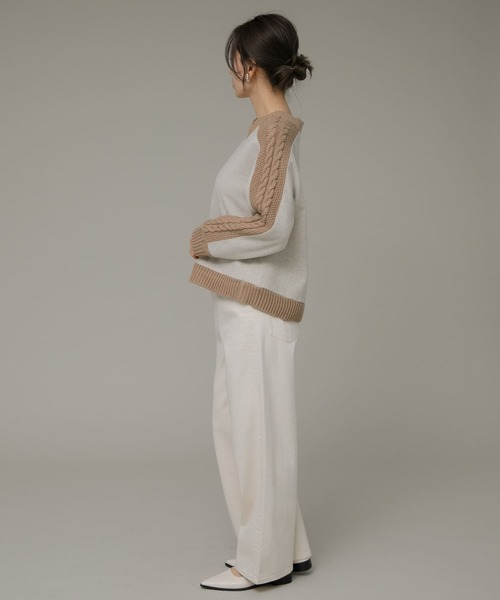 URBAN RESEARCH Sonny Label ニット セーター ニット切替