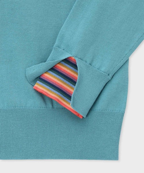 PS Paul Smith カーディガン ウィメンズ ストライプ カフス