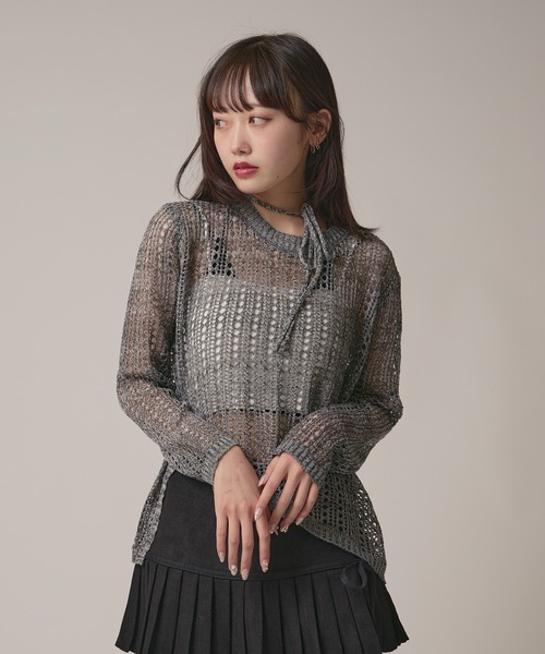 BLANK（ブランク） ニット セーター Sheer Loose Knit /シア―ルーズ