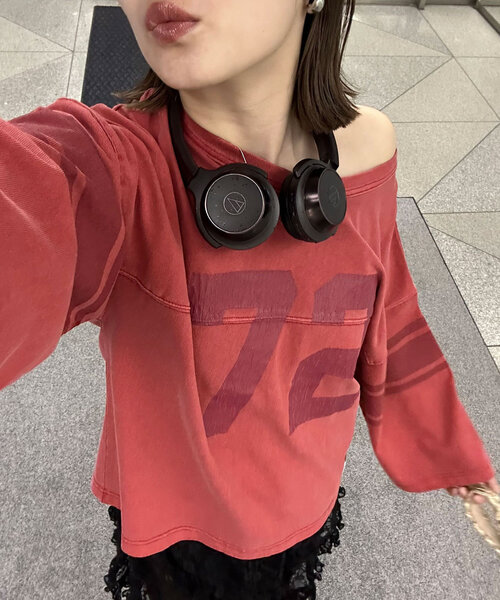 tシャツ 「HELLO.SANFRANCISCO/ハローサンフランシスコ」ピグメントロゴTEE レディース