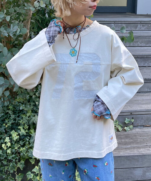 tシャツ 「HELLO.SANFRANCISCO/ハローサンフランシスコ」ピグメントロゴTEE レディース HELLO.SANFRANCISCO/ハローサンフランシスコ】ピグメントロゴTEE