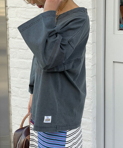 tシャツ 「HELLO.SANFRANCISCO/ハローサンフランシスコ」ピグメントロゴTEE レディース HELLO.SANFRANCISCO tシャツ 「HELLO.SANFRANCISCO/ハロー