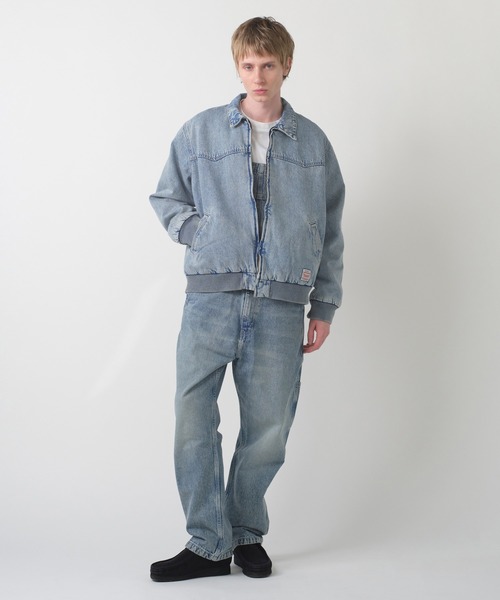 リーバイス Levi's カバーオール ワークジャケット インディゴ Sサイズ 中古・古着通販】LEVI'S (リーバイス) デニムカバーオール