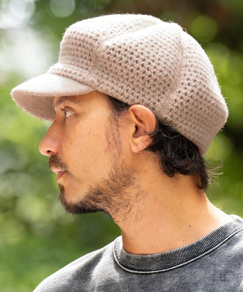 「CAMBIO」 キャスケット FREE ベージュ メンズ_画像2